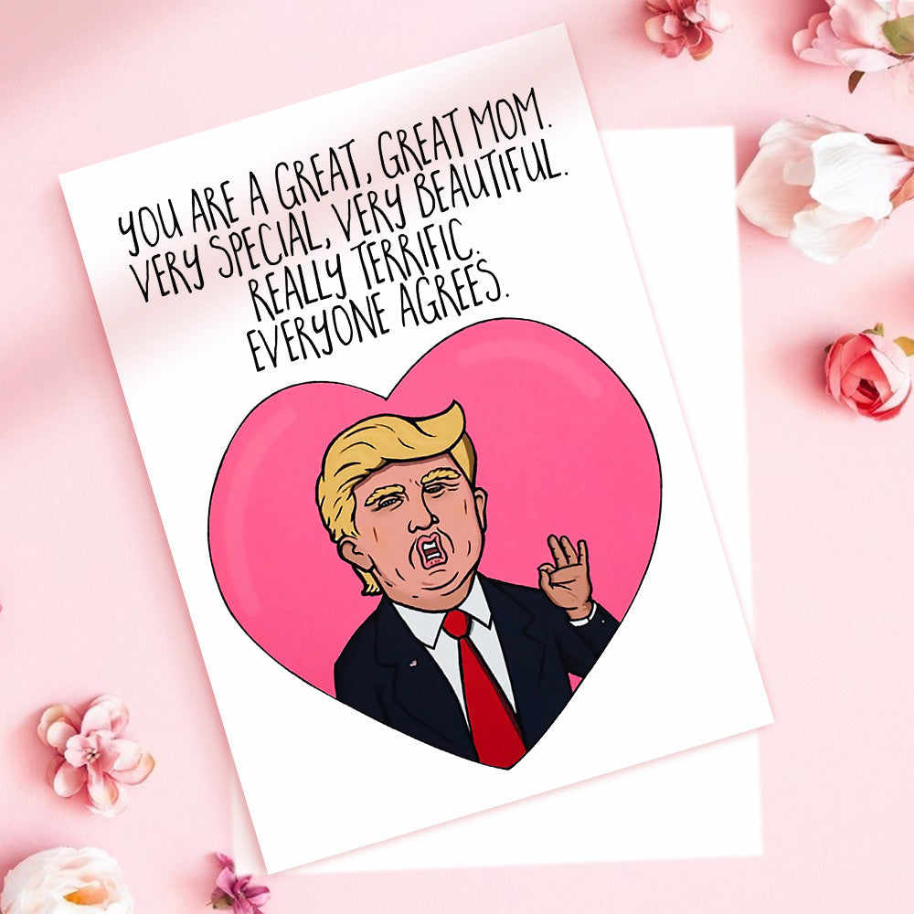 Funny Mother's Day Gift - Funny Gift For Mom - Funny Gift For Mother's Day  - Funny Trump Gifts Greeting Card for Sale by Galvanized