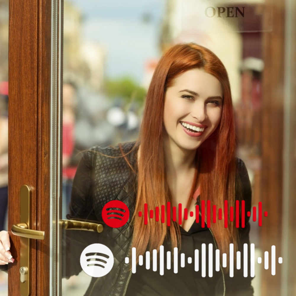 Custom Scannable Spotify Code Car Decal Sticker