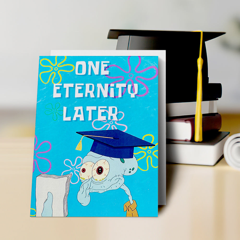 Spongebob Graduation Card Funny Graduation Card Squidward Meme Card ...