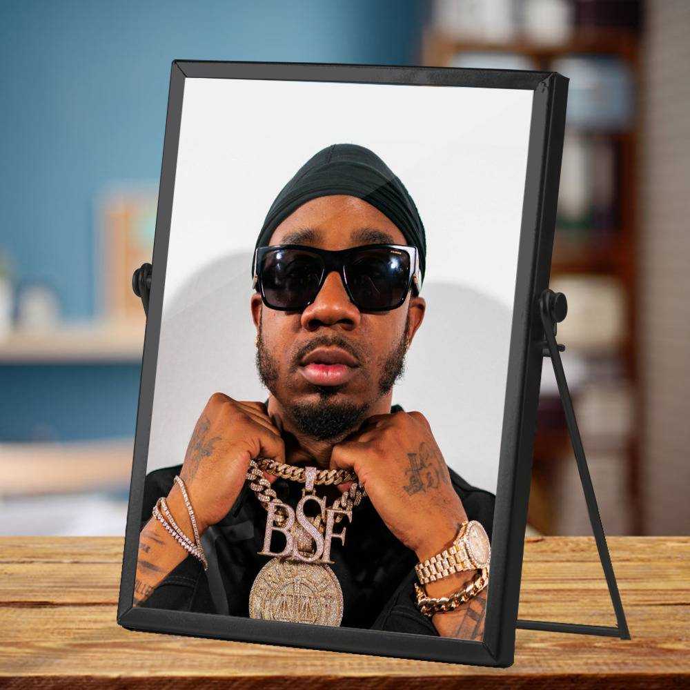 Griselda Plaque Classic Celebrity Plaque Benny the Butcher by Griselda Plaque with Black Frame