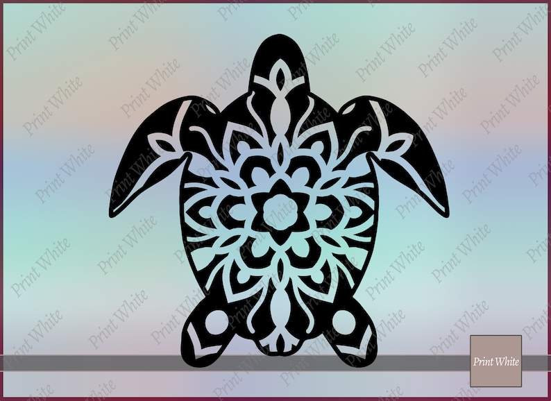 Turtle SVG Sea Turtle SVG Sea Animal Svg Turtle Silhouette Cut File#4