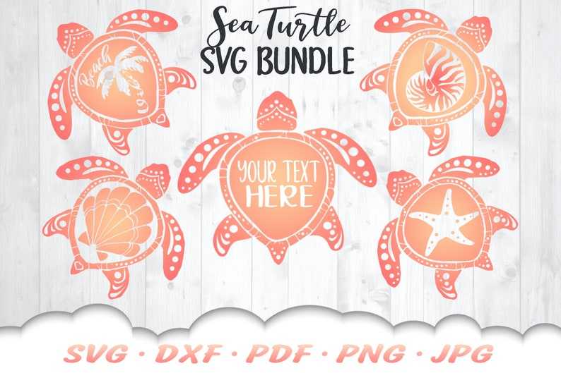 Turtle SVG Bundle Creativity and Fun Digital Download 
