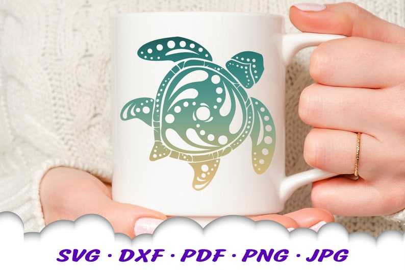 Turtle Mandala SVG Files For Cricut High Quality Perfect for your Design
