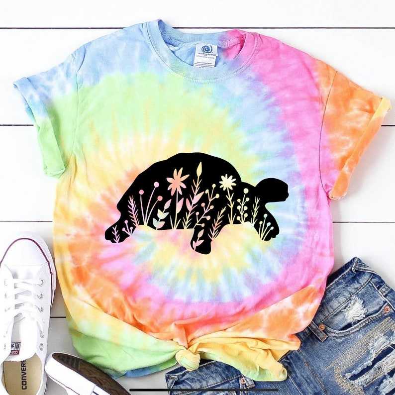 Floral Turtle SVG Cut File Cricut#3