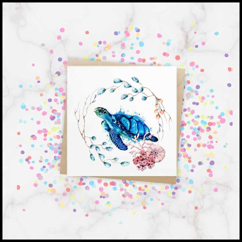 Sea Turtle PNG Turtle Ocean Sublimation Design Ocean Sea Life Clipart#4