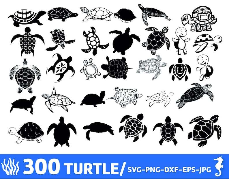 Sea Turtle SVG Turtle Svg Bundle Turtle Cricut Cut File#4