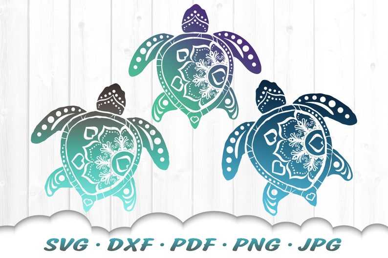 Mandala Sea Turtle SVG Mandala SVG Files For Cricut Sea Turtle Svg#4