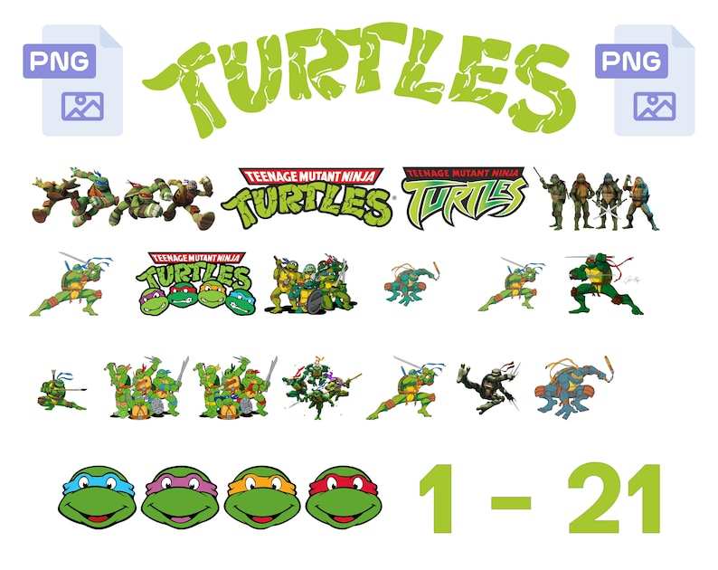 Ninja Turtles SVG Instant Download#3
