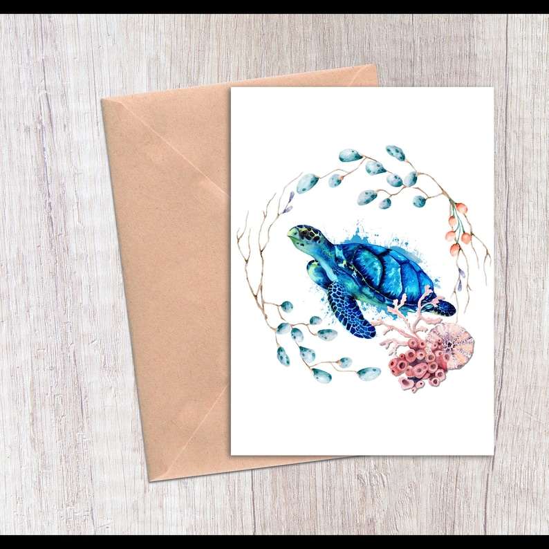 Sea Turtle PNG Turtle Ocean Sublimation Design Ocean Sea Life Clipart#7