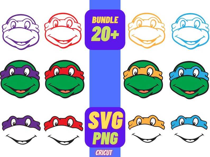 Ninja Turtle SVG Creativity and Fun Digital Download