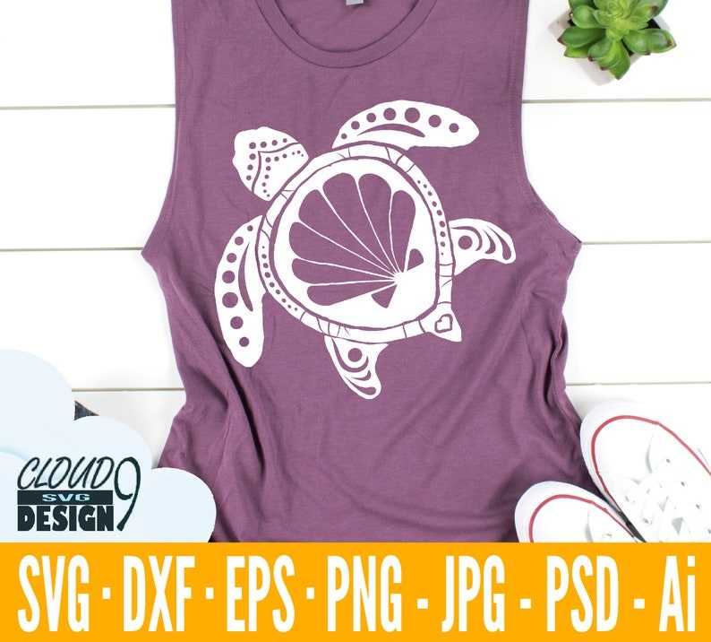 Big Sea Turtle SVG Bundle Turtle SVG Files For Cricut Sea Turtle SVG#4