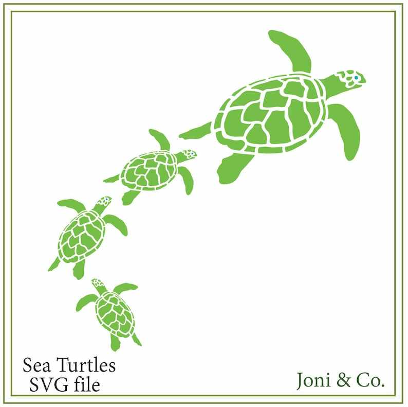 Download Sea Turtles SVG Designs For Your Craft Projects 