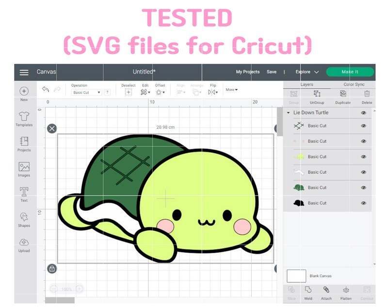 Cute Sea Turtle SVG Layered Turtle Cut File#9