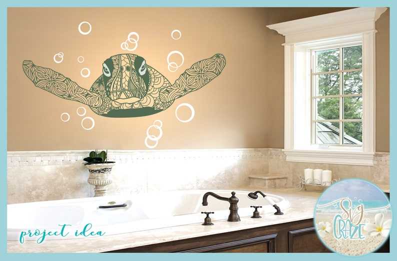 Turtle Mandala SVG Sea Turtle Mandala SVG Files for Cricut Silhouette#3