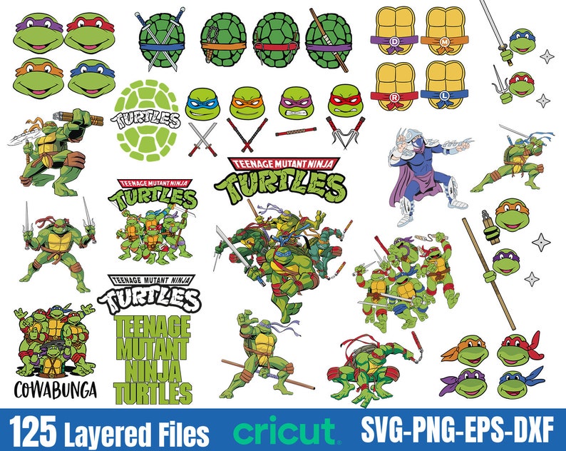 Ninja Turtle SVG High Quality Perfect for your Design | turtlesvg.com