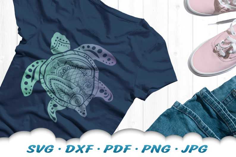 Floral Mandala Sea Turtle Svg Files For Cricut Sea Turtle Svg Bundle#7