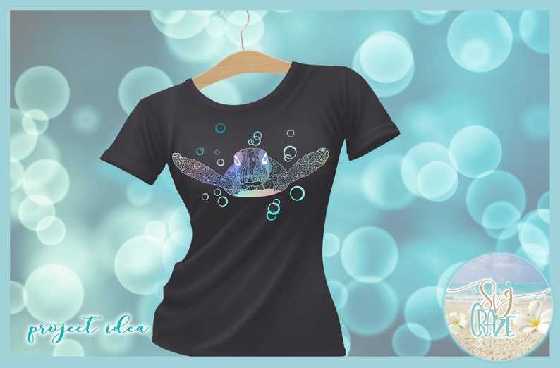 Turtle Mandala SVG Sea Turtle Mandala SVG Files for Cricut Silhouette#5