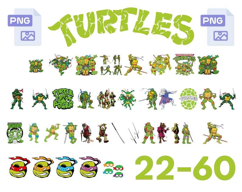 Ninja Turtles SVG Instant Download#4