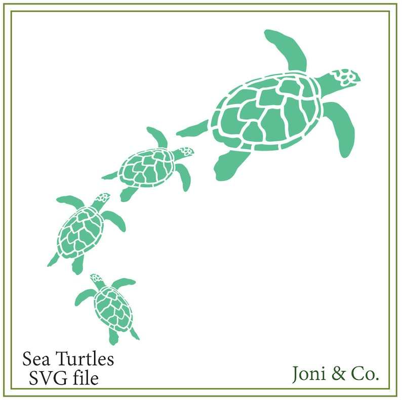 Download Sea Turtles SVG Designs For Your Craft Projects