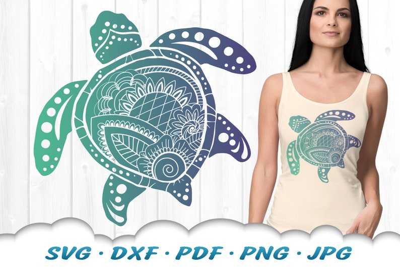 Floral Mandala Sea Turtle Svg Files For Cricut Sea Turtle Svg Bundle#3