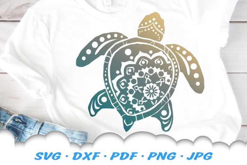 Turtle Mandala SVG Files For Cricut High Quality Perfect for your Design 