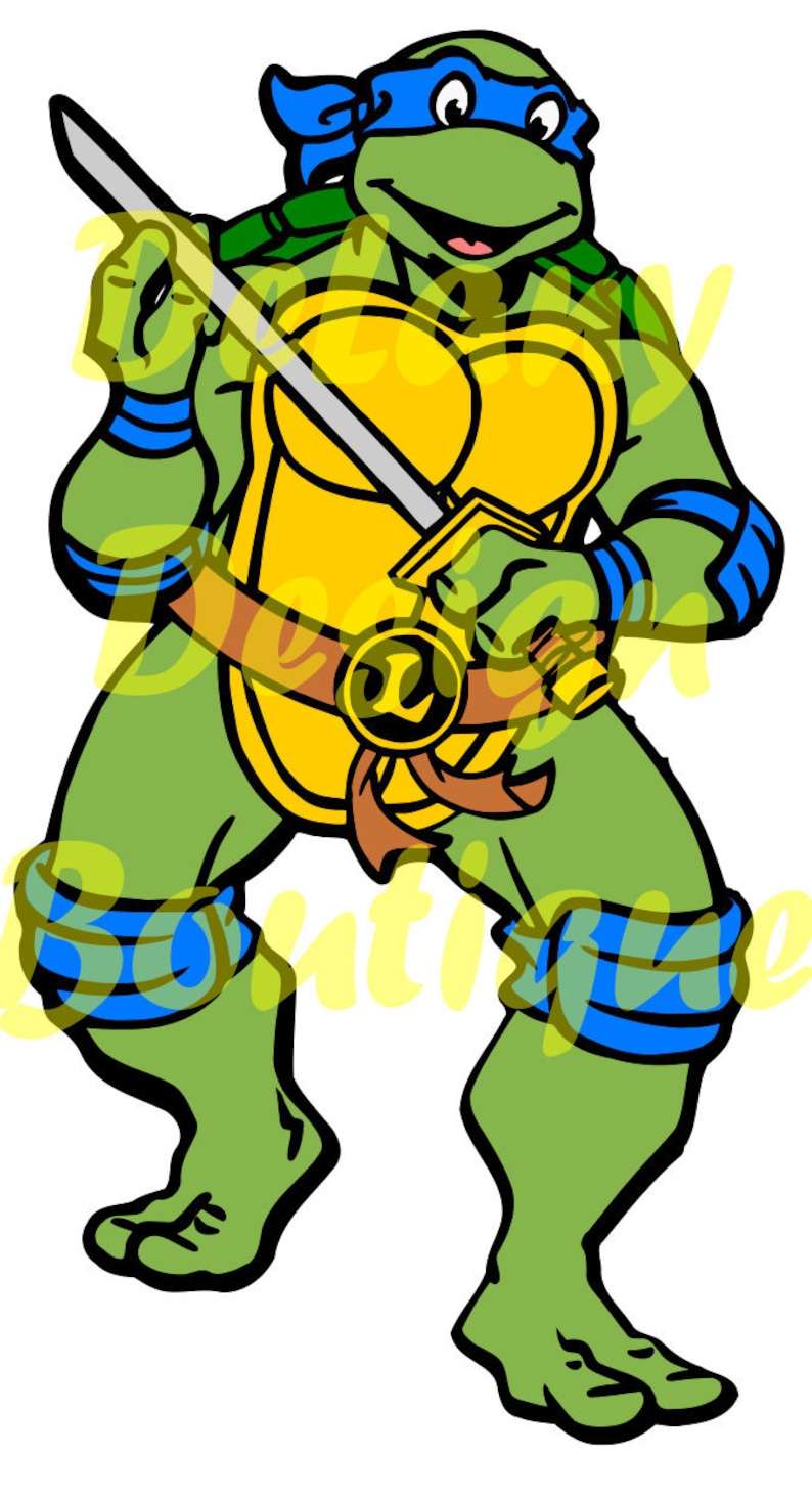 Teenage Mutant Ninja Turtles SVG file for craft and handmade