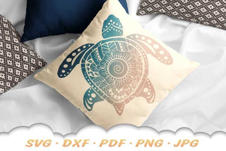 Floral Mandala Sea Turtle Svg Files For Cricut Sea Turtle Svg Bundle#9