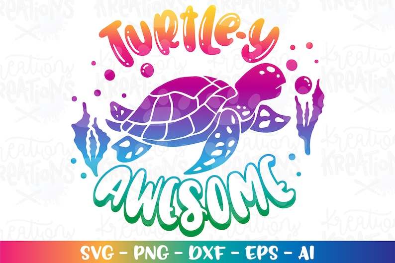 Sea Turtle SVG Cut File Cricut Silhouette#1