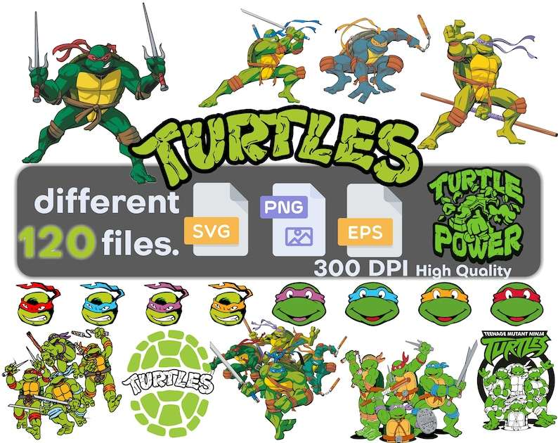 Ninja Turtle Shell SVG High Quality Perfect for your Design