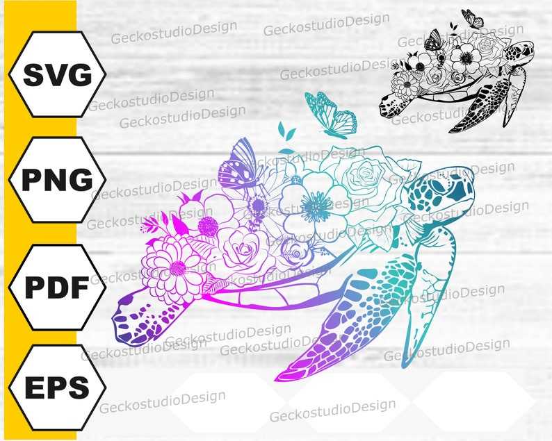 Turtle SVG Perfect for Crafting & Design Projects