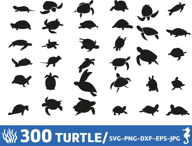 Sea Turtle SVG Turtle Svg Bundle Turtle Cricut Cut File#3