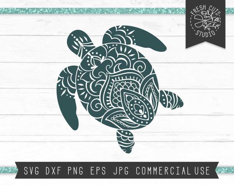 Mandala Sea Turtle SVG High Quality Perfect for your Design 