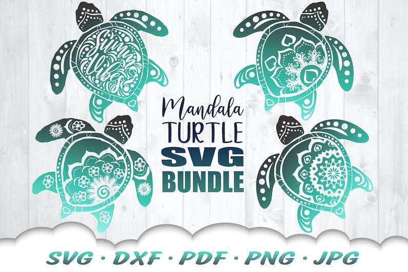 Turtle SVG Bundle Creativity and Fun Digital Download  