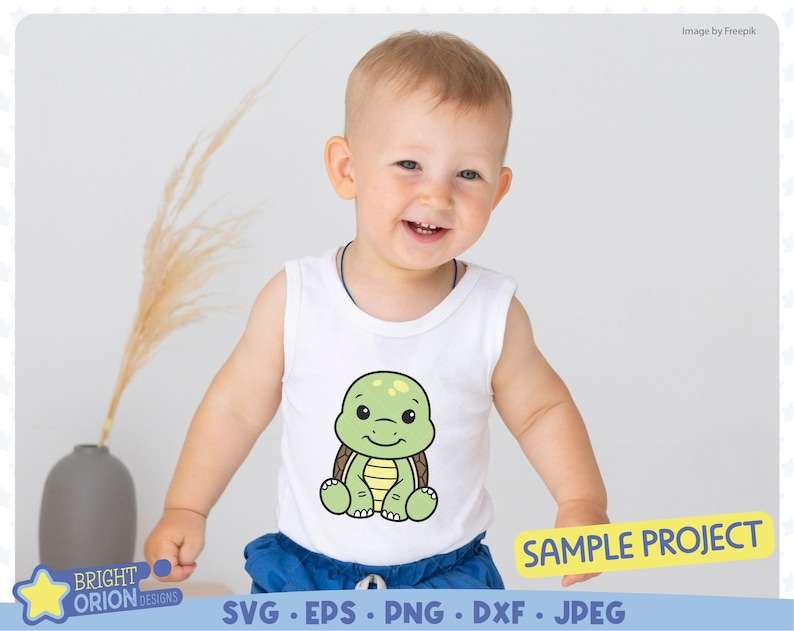 Cute Baby Turtle SVG Creativity and Fun Digital Download