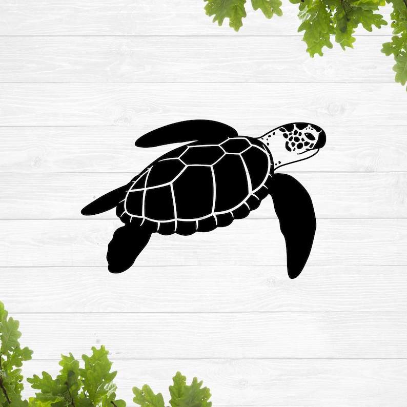 Tribal turtle SVG Silhouette Turtle SVG#3