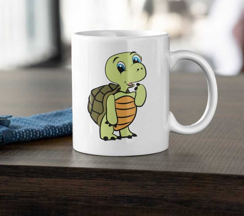 Cute Sea Turtle SVG Cut File SVG#5