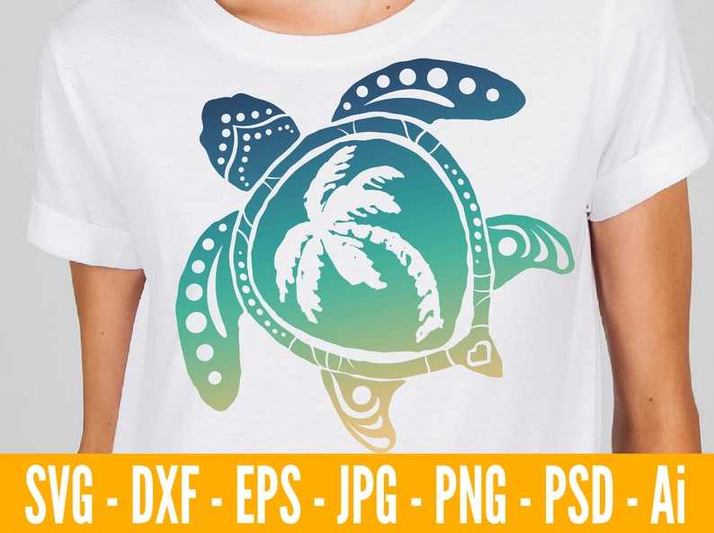 Big Sea Turtle SVG Bundle Turtle SVG Files For Cricut Sea Turtle SVG#9