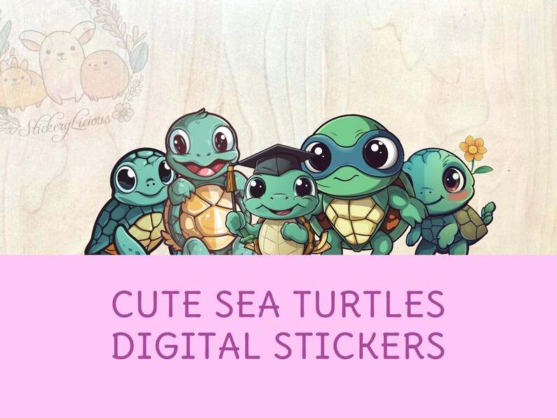 Cute Sea Turtle PNG#1