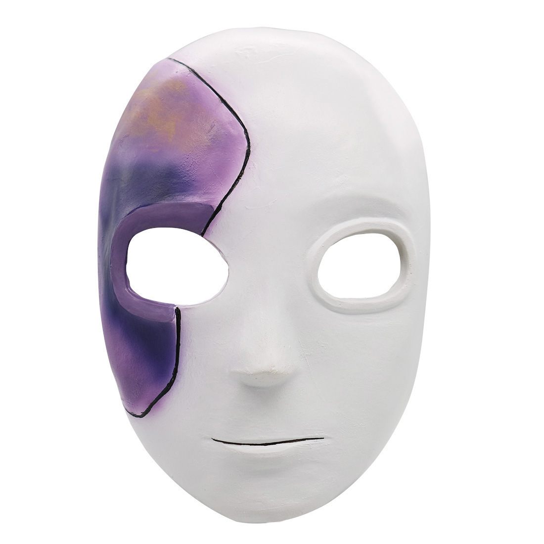 Sally Face Mask HALLOWEEN Sally Face Cosplay Mask Mask Replica Mask Costume  Hand Painted With Straps 