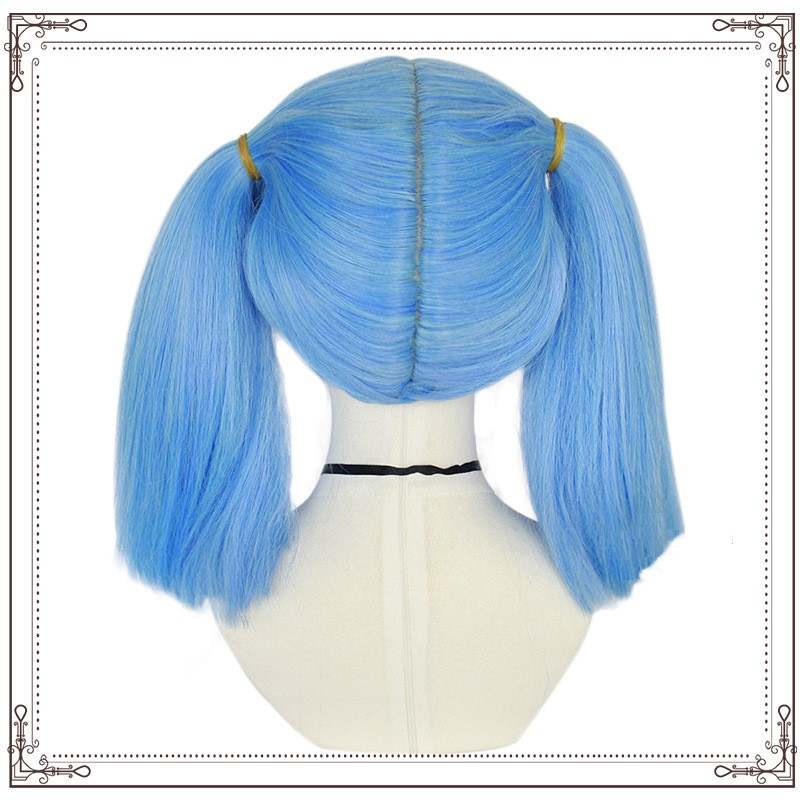 Blue wig sally outlet face