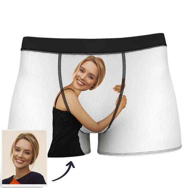 Custom Love My Sexy Girlfriend Boxer Shorts – SANTASOCKS