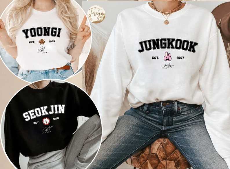 SouthmeadowDesigns BTS Jungkook Embroidered Hoodie | Golden Maknae | BTS Army | Joen Jungkook | BTS merch