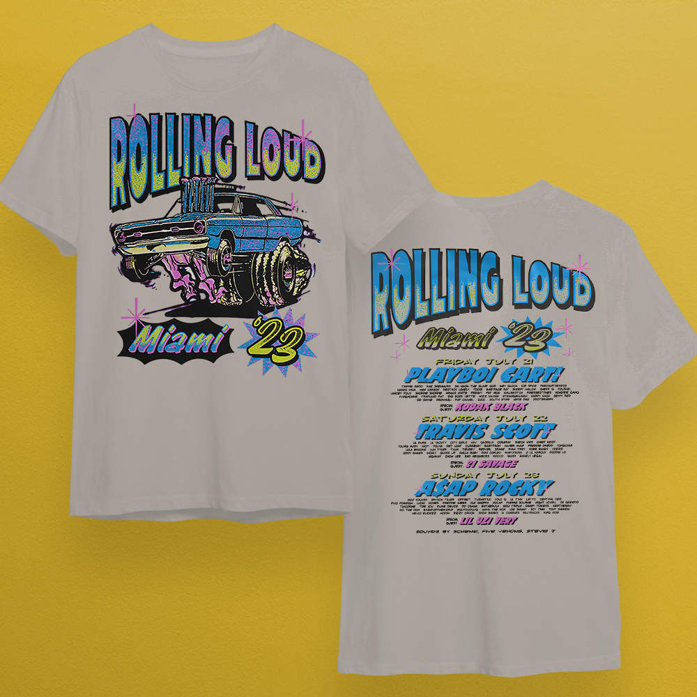 RL Bling T Shirt Black Miami 22 – Rolling Loud