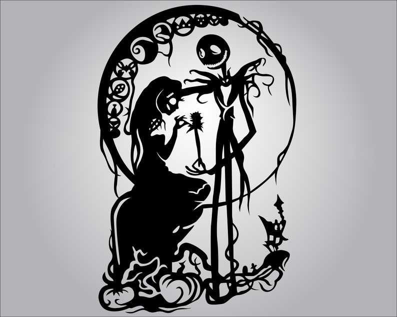 Jack and Sally svg Nightmare Before Christmas Svg Halloween SVG#1