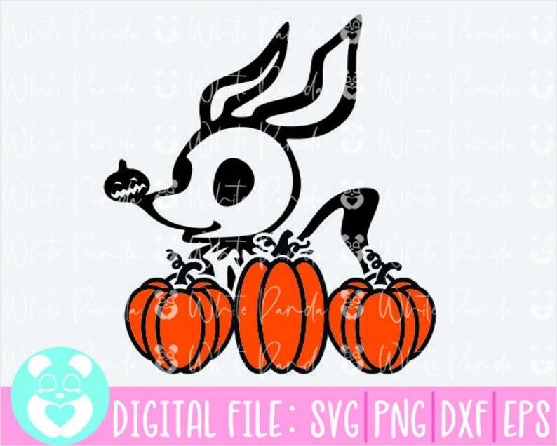Zero Svg Jack Skellington Svg Pumpkin Svg Lock Shock Barrel Svg Nightmare Before Christmas Svg#4