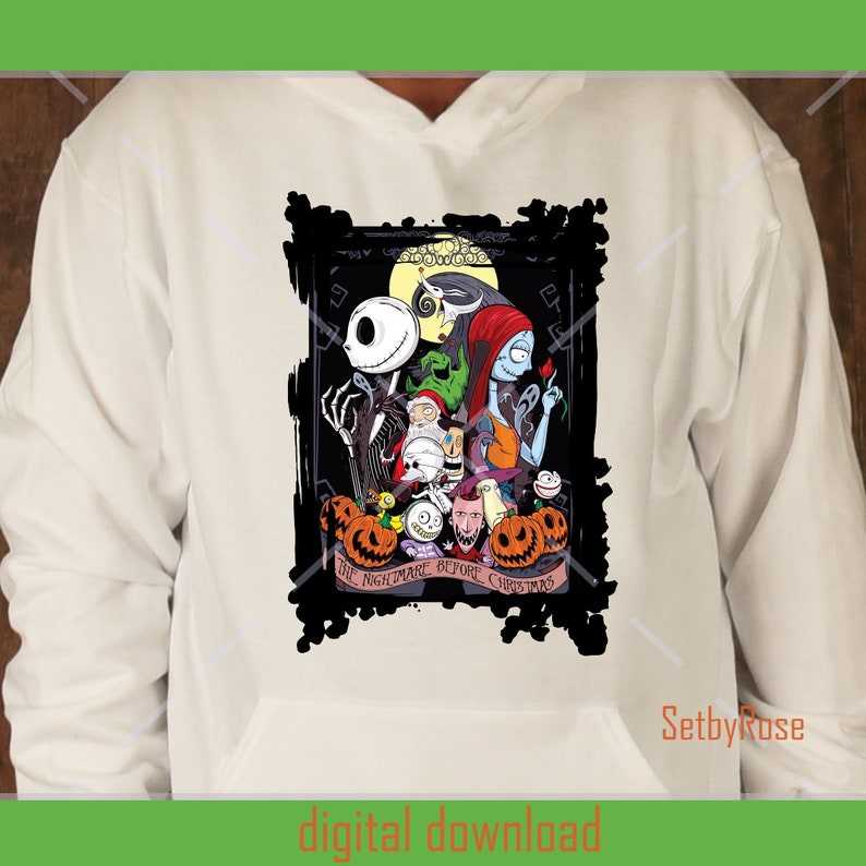 Jack Skellington and Sally PNG Nightmare Before Christmas perfect for Sublimation Perfect for Crafting And Design Projects 