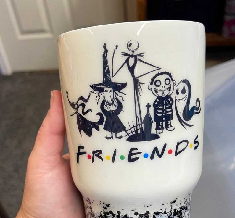 Nightmare Friends Svg Halloween Friends Svg Dxf Cut Files Nightmare Vector Design Nightmare Before Christmas Svg Perfect for Crafting And Design Projects