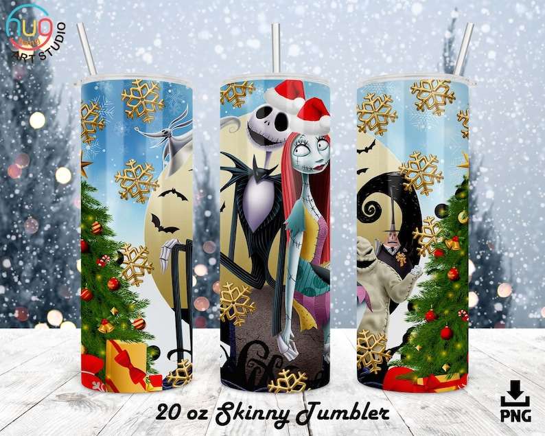 20 oz 30 oz Halloween Skinny Tumbler Sublimation (1396600)