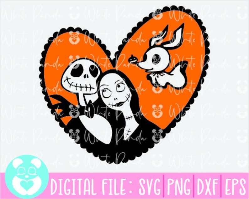 Jack and Sally Svg Zero Svg Sally Svg The Nightmare Before Christmas Svg#3