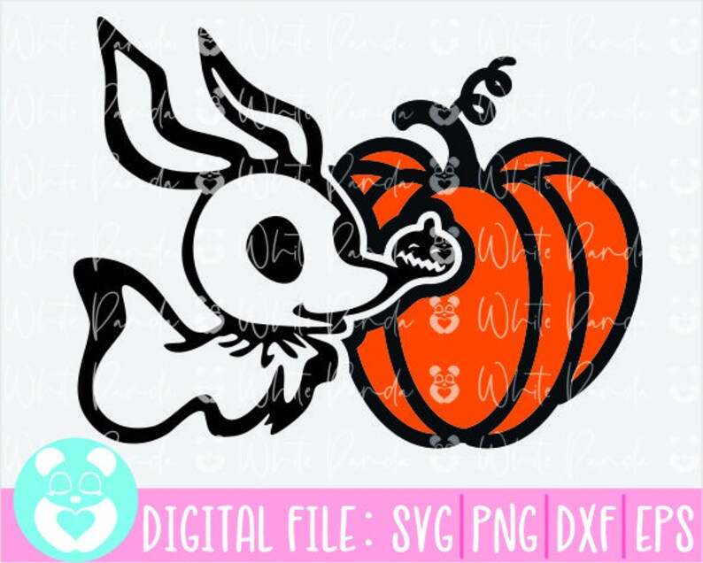 Zero Svg Jack Skellington Svg Pumpkin Svg Lock Shock Barrel Svg Nightmare Before Christmas Svg#3